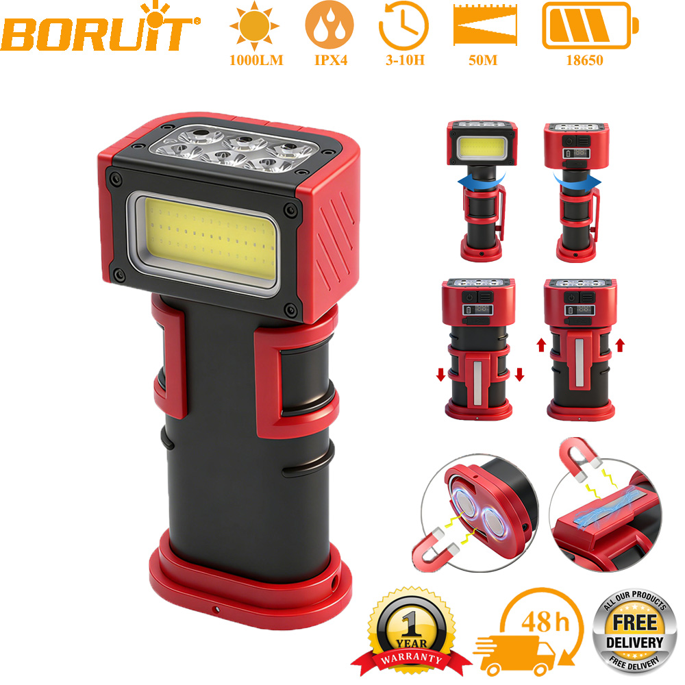 Fishing Hook - BORUiT COB LED 작업등 1000LM Type-C