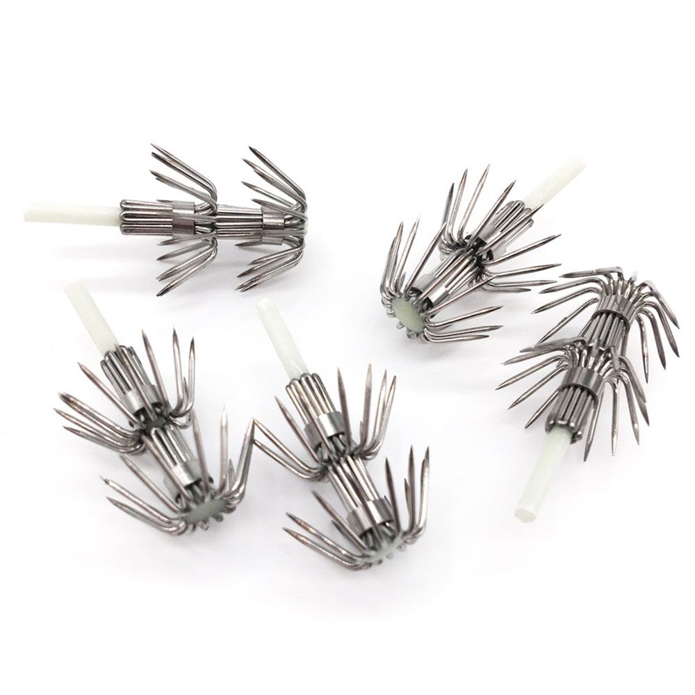 Fishing Hook Assortment - 스테인레스 스틸 이중 레이어 우산 오징어