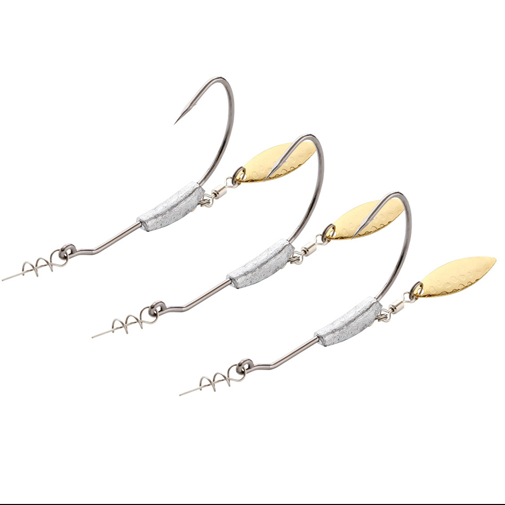 Fishing Hook Offset - ATUENO 오프셋 낚시 후크, 무게 크랭크