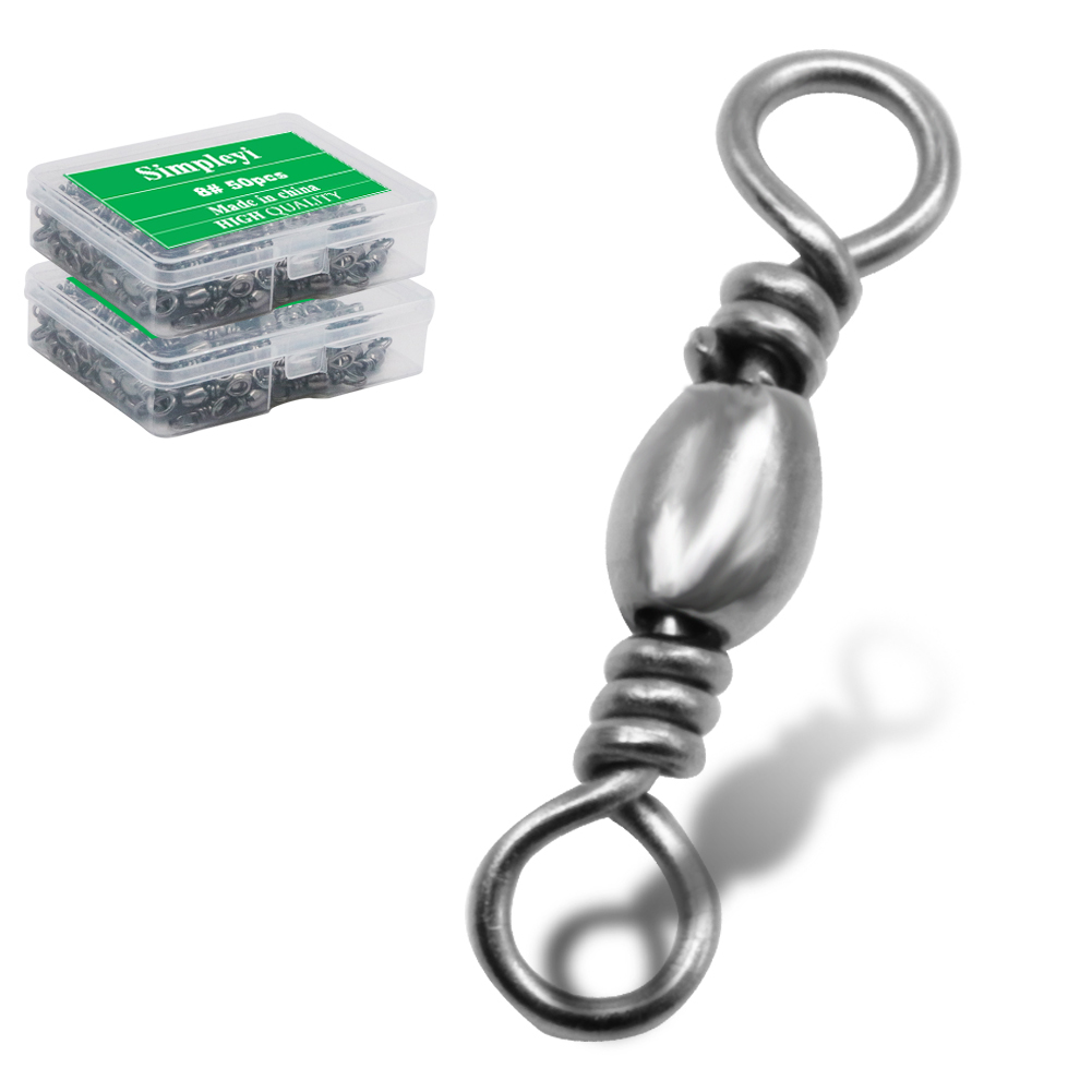 Fishing Hook Stainless Steel - 50pcs/1Box 스테인레스 스틸 낚시 볼 베어링