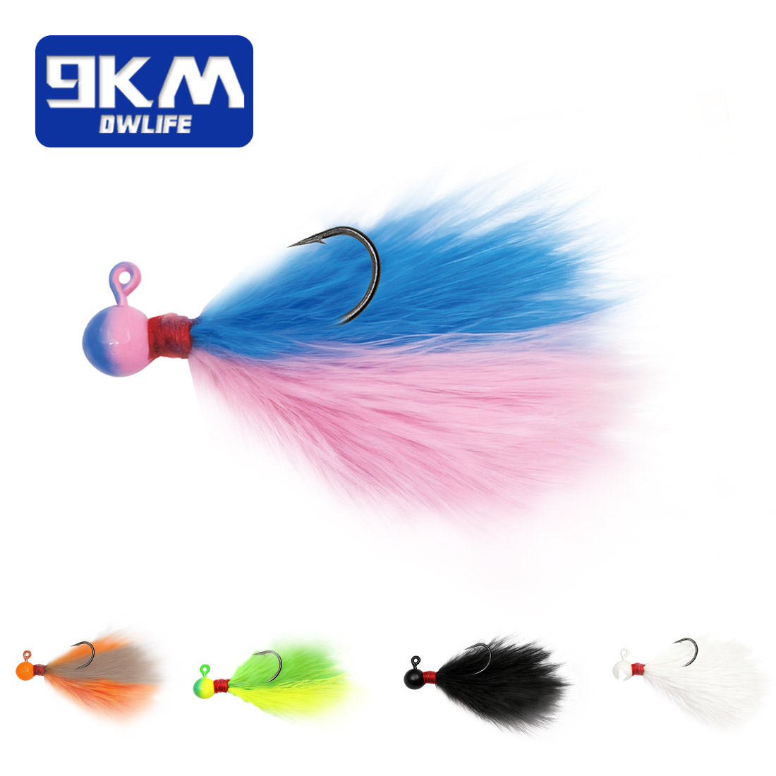 Fishing Hook Assortment - 9KM 5개 혼합 색상 마라부 지그