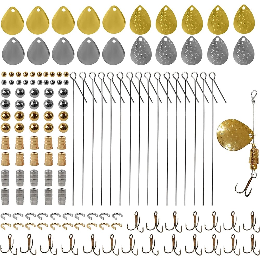 Fishing Hook Treble - 140Pcs 낚시 미끼 만들기 키트 낚시