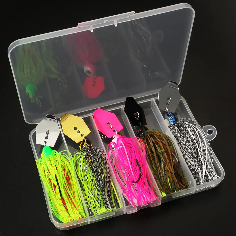 Fishing Hook Weedless - 스피너 베이트 7g/9g/12g/14g/21g 낚시 미끼 키트