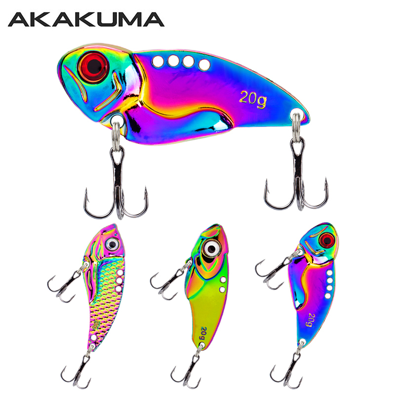 Fishing Hook Treble - 3개입 메탈 컬러풀 VIB 루어 5g