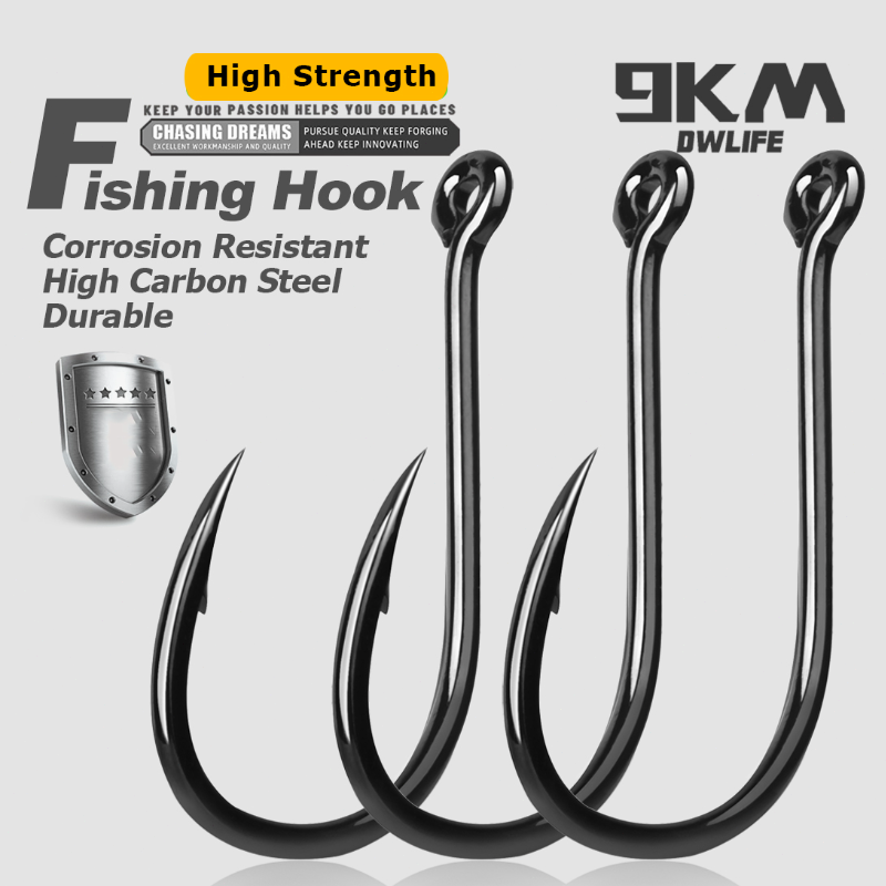 Fishing Hook Barbless - 9KM 이세아마 낚시 바늘 50~200개 잉어