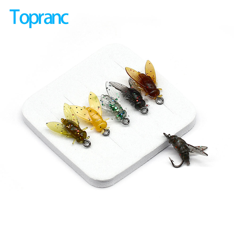 Fishing Hook Assortment - 10개 인조 생체공학 파리 모양 낚시
