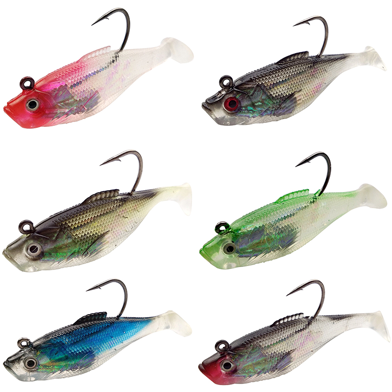 6개/봉지 낚시 루어 세트, 낚시 바늘 포함, 지깅용  - Fishing Hook Size 리뷰 및 가격