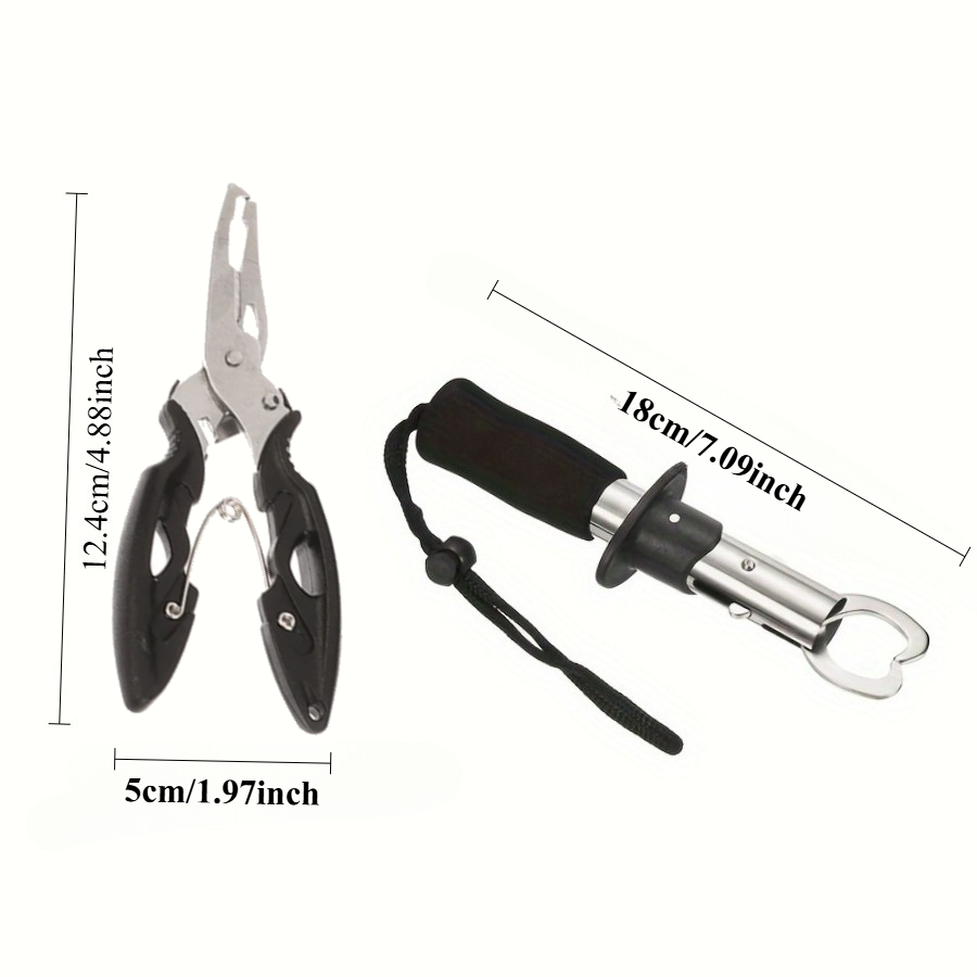 2pcs 물고기 컨트롤러 세트 포함 1pc 낚시 집게  - Fishing Hook Remover 리뷰 및 가격