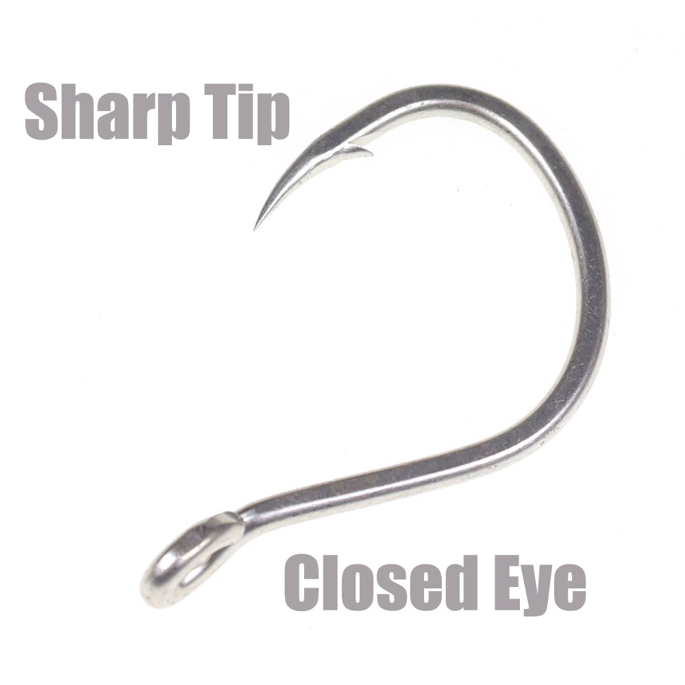 10pcs 무광택 주석 녹슬지 않는 바닷물 낚시 후크  - Fishing Hook Offset 리뷰 및 가격