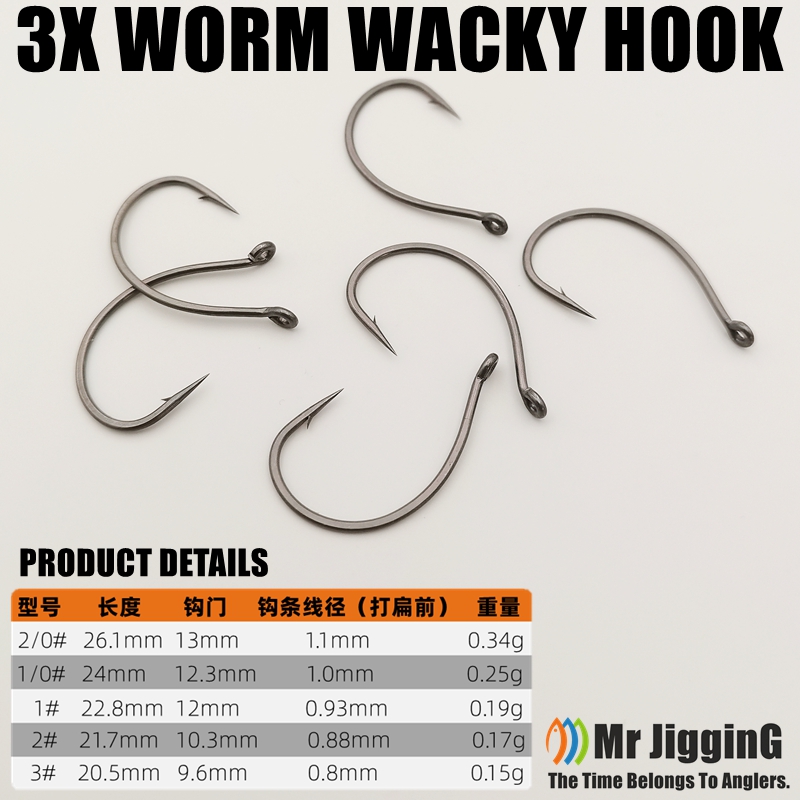 Mr JigginG PTFE 슈퍼 슬라이드 엉뚱한 후크 - Fishing Hook Offset 리뷰 및 가격