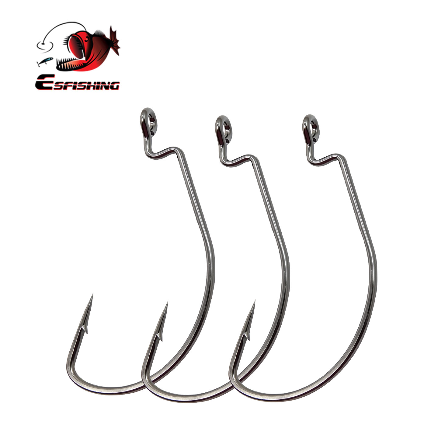 ESFISHING 오프셋 훅 탄소강 낚시 바늘 크랭크  - Fishing Hook Offset 리뷰 및 가격