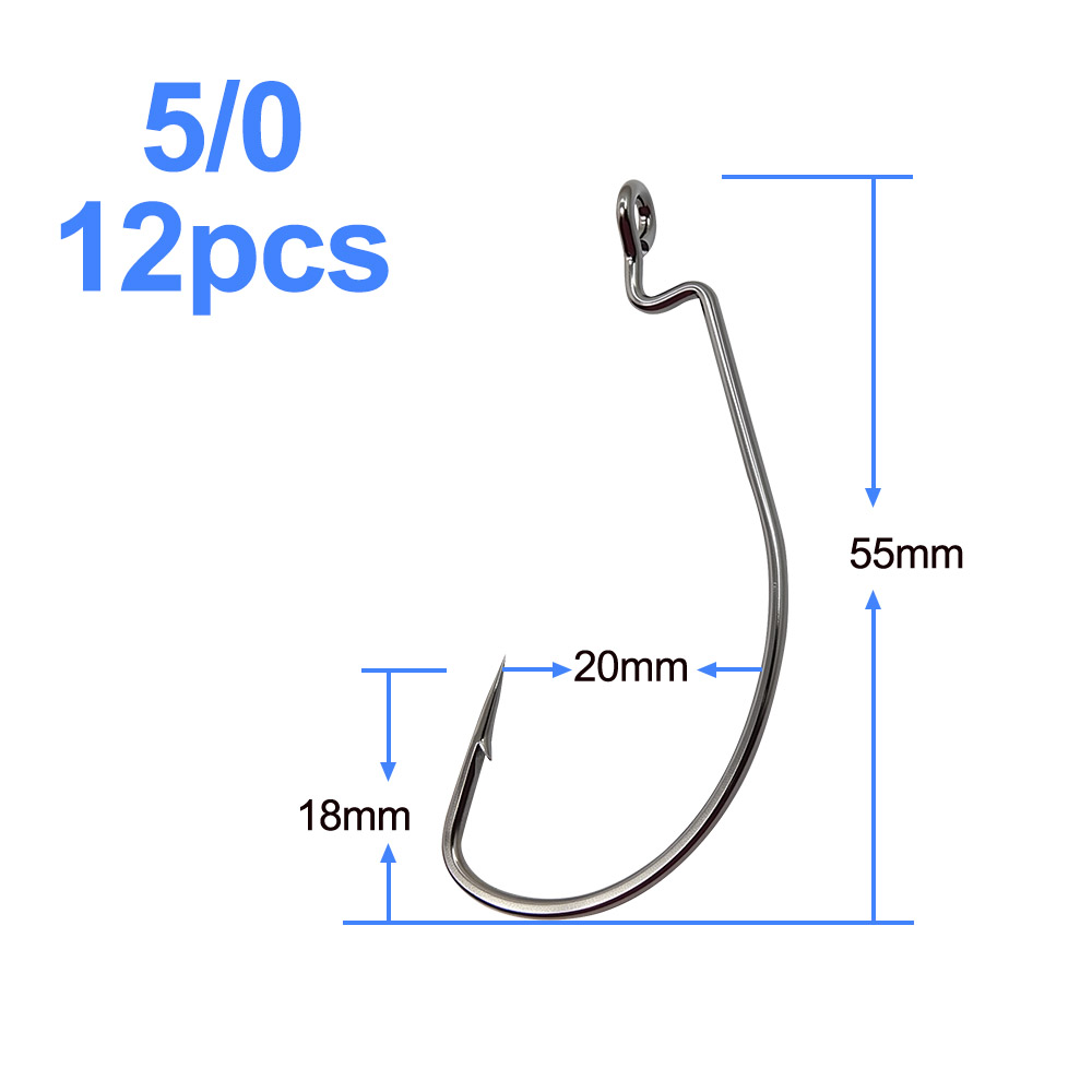 ESFISHING 오프셋 훅 탄소강 낚시 바늘 크랭크  - Fishing Hook Offset 리뷰 및 가격