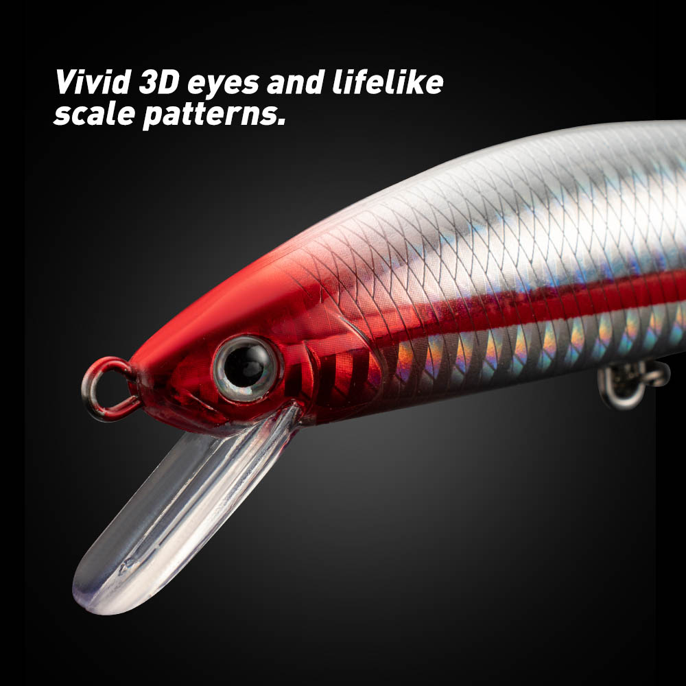 낚시 미끼 싱킹 미노우 13cm 15cm 40g 60g - Fishing Hook Treble 리뷰 및 가격