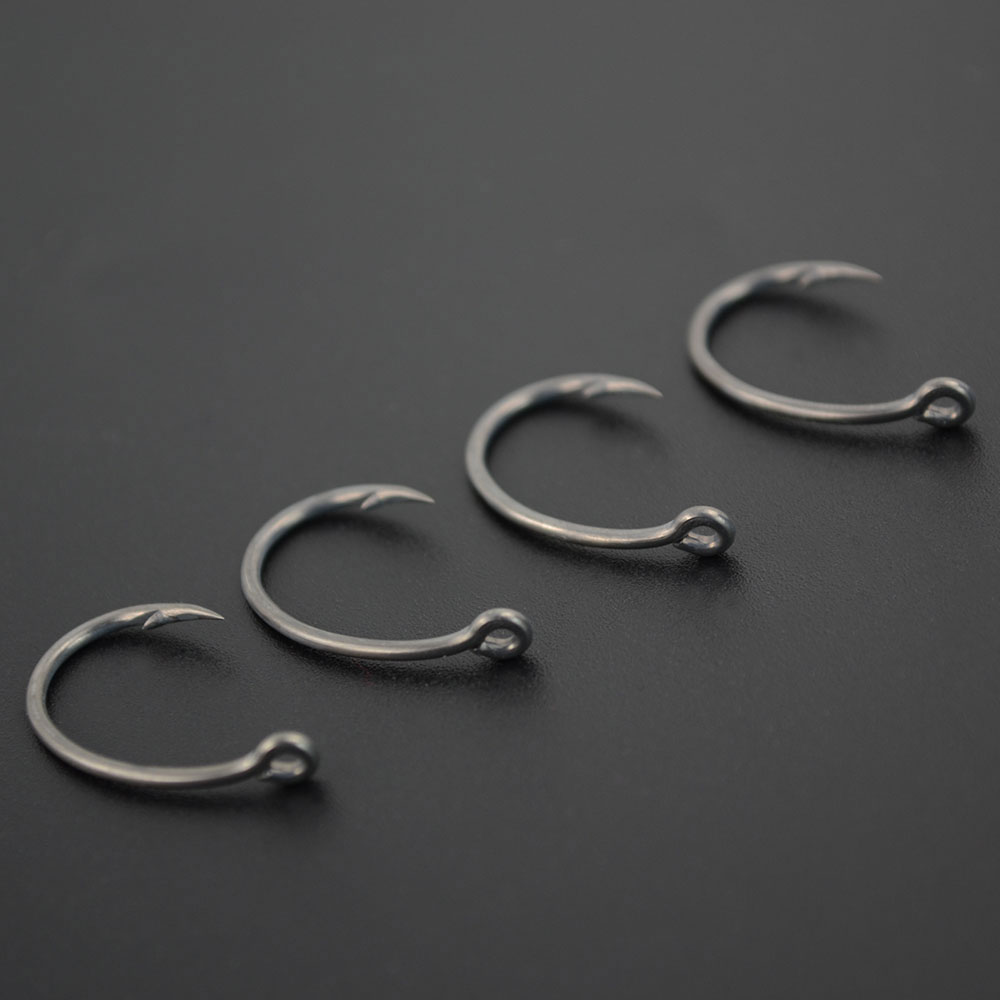 히리시 100개 코팅 고탄소 스테인리스 스틸 바브드 훅 - Fishing Hook Barbless 리뷰 및 가격