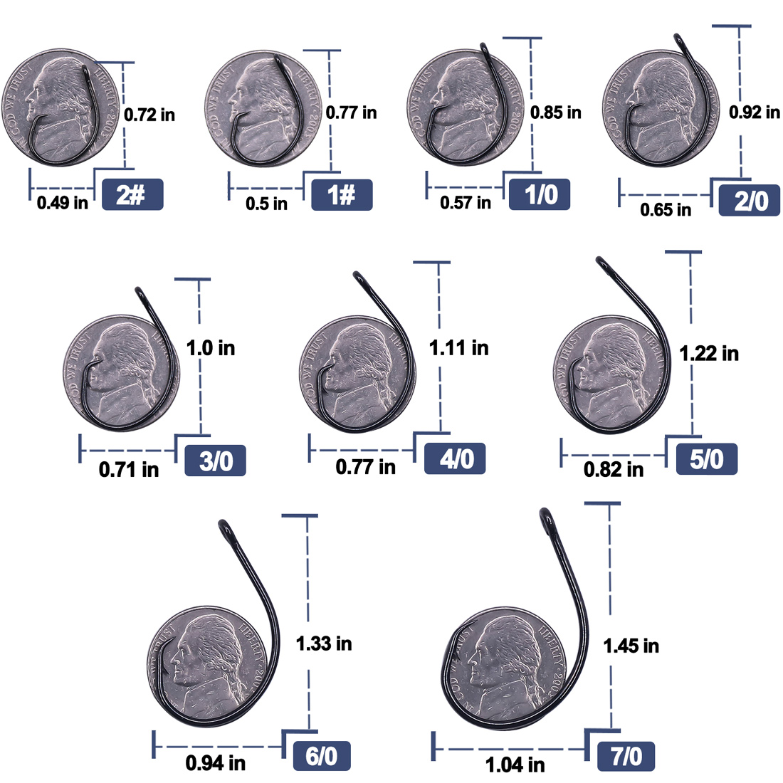 9KM 25-50개입 인라인 와이드 갭 서클 훅, 비오 - Fishing Hook Circle 리뷰 및 가격