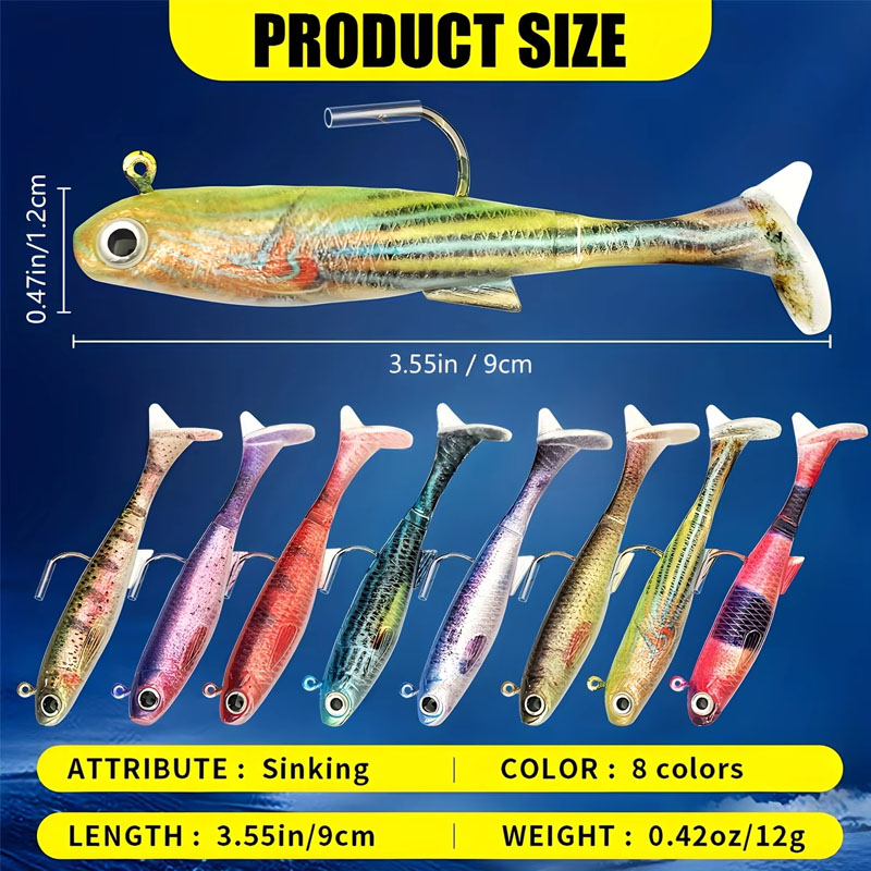 프리-리그드 시베스 루어 |   잡초 없는 낚시바늘 3 - Fishing Hook Weedless 리뷰 및 가격