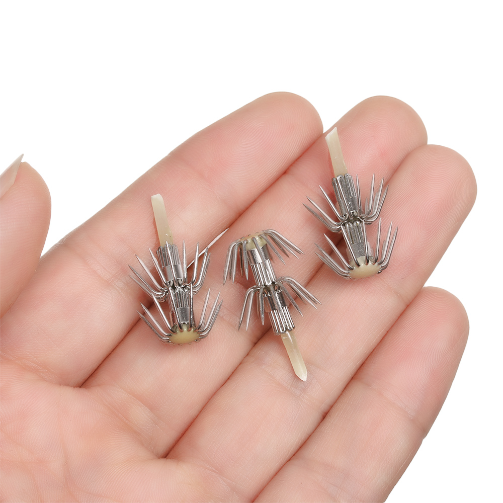 스테인레스 스틸 이중 레이어 우산 오징어 문어 낚시 후 - Fishing Hook Assortment 리뷰 및 가격