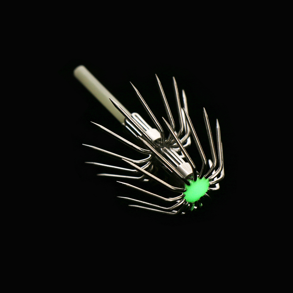 스테인레스 스틸 이중 레이어 우산 오징어 문어 낚시 후 - Fishing Hook Assortment 리뷰 및 가격