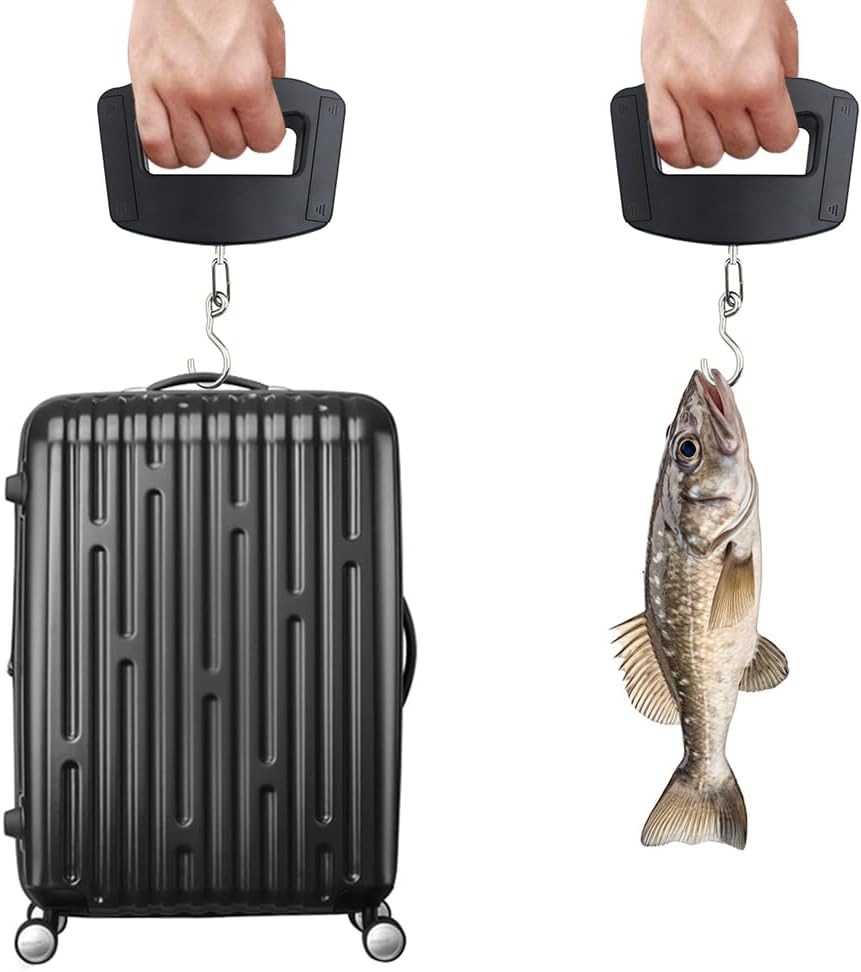 50kg 휴대용 디지털 수하물 저울, 정밀 10g LC - Fishing Hook Stainless Steel 리뷰 및 가격