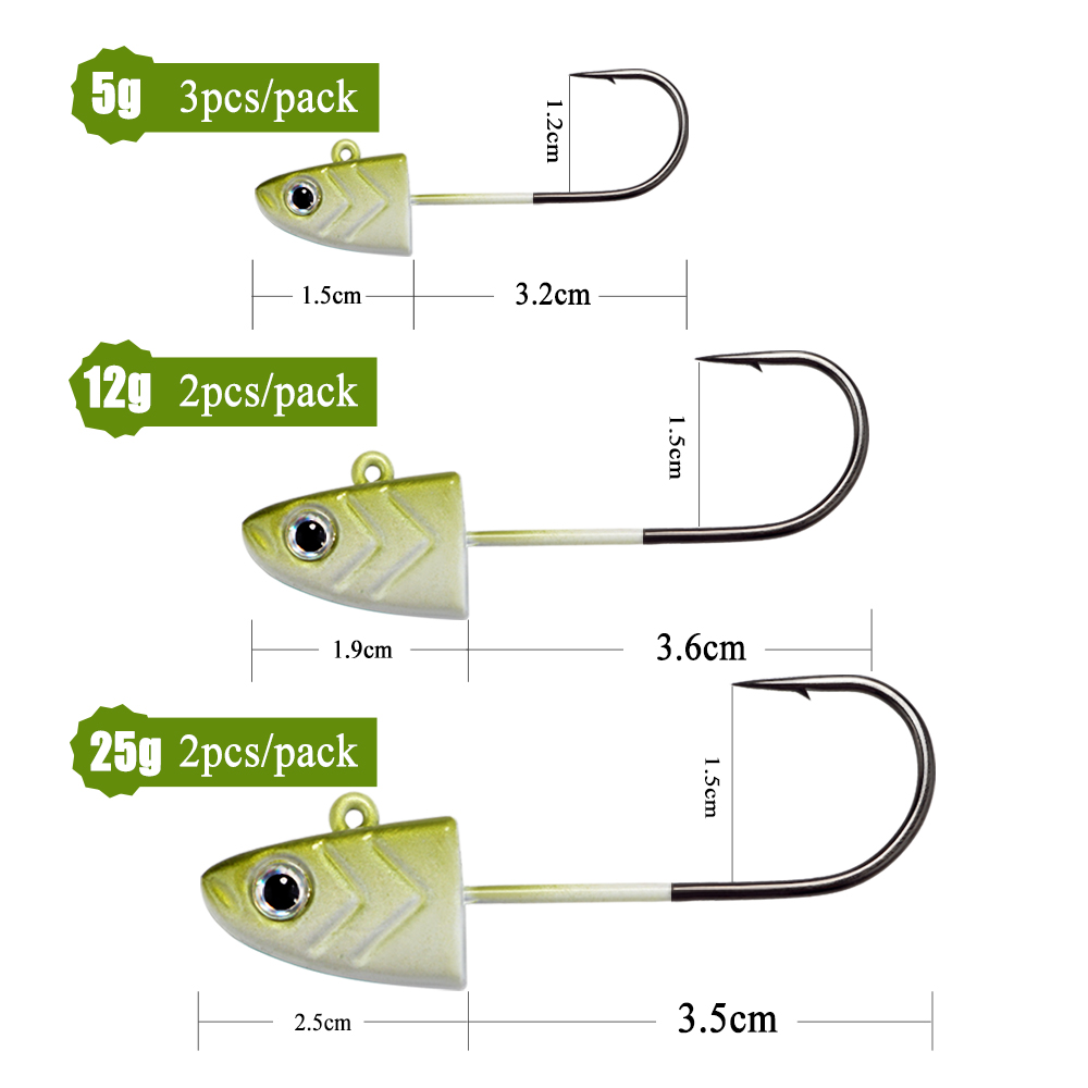 FTK 낚시 바늘 5g 12g 25g 크랭크 지그 헤드 - Fishing Hook Assortment 리뷰 및 가격