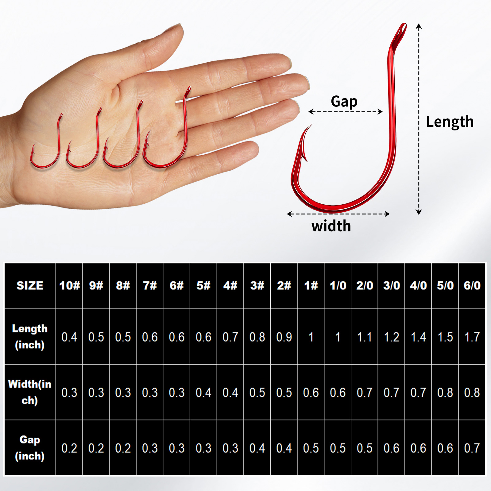 9KM 100Pcs 문어 후크 레드 엑스트라 스트롱 다 - Fishing Hook Circle 리뷰 및 가격