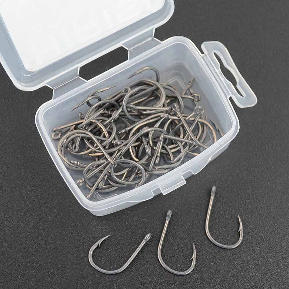ABST 50개입 바늘모양 코팅 잉어 낚시 바늘(아이  - Fishing Hook 리뷰 및 가격