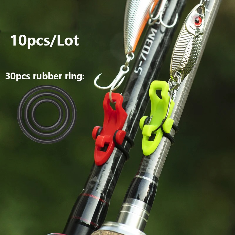 1-10pcs 낚싯대 폴 훅 키퍼 루어 베이트 홀더 루 - Fishing Hook Jig 리뷰 및 가격