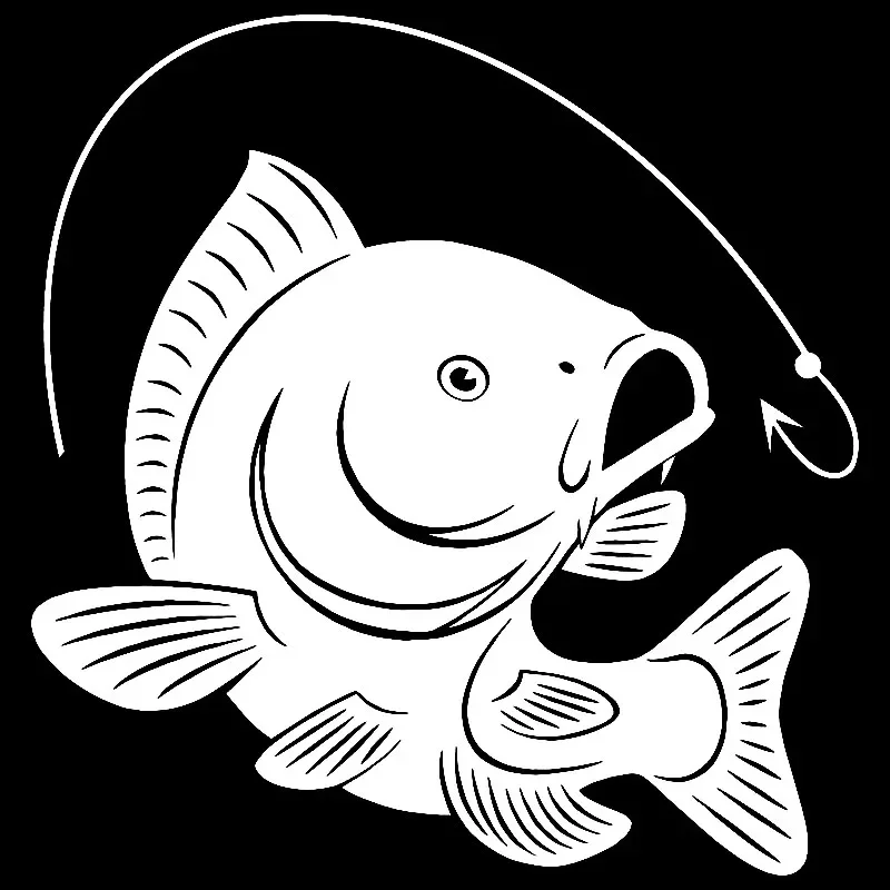 잉어 낚시 후크 데칼 장식 아트 물고기 어부 취미 개성 - Fishing Hook 리뷰 및 가격