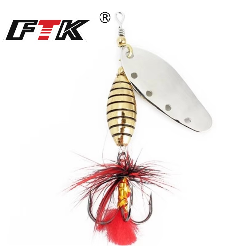 FTK 6g 12g 16g 메탈 스피너 베이트 낚시 루 - Fishing Hook Treble 리뷰 및 가격