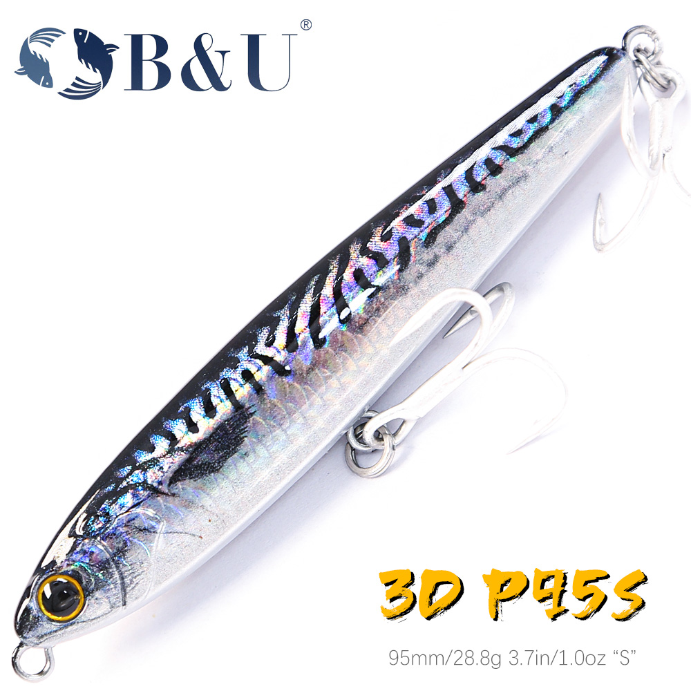 B&U 싱킹 연필 낚시 미끼 무게 시스템 실리콘 미끼  - Fishing Hook Treble 리뷰 및 가격