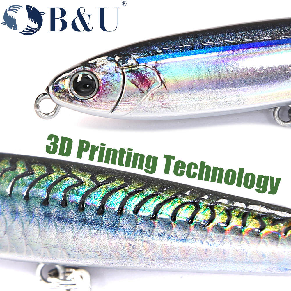 B&U 싱킹 연필 낚시 미끼 무게 시스템 실리콘 미끼  - Fishing Hook Treble 리뷰 및 가격