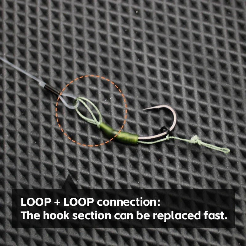 3개입 잉어 낚시 루프 리그 커브 샹크 훅 사이즈 2  - Fishing Hook Size 리뷰 및 가격