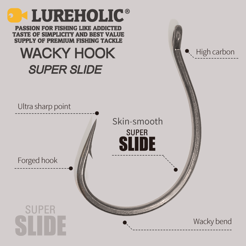LUREHOLIC PTFE 슈퍼 슬라이드 드롭 샷용 엉 - Fishing Hook Offset 리뷰 및 가격