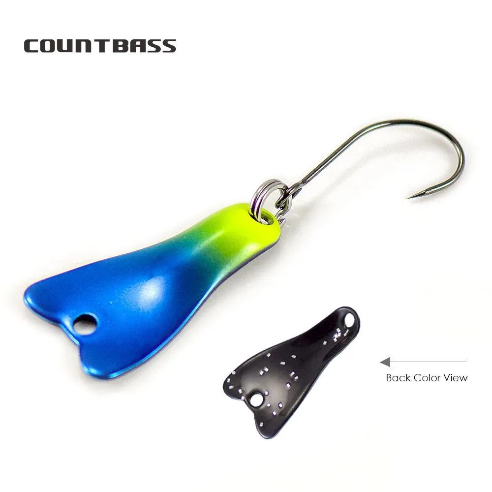 COUNTBASS 5/64oz 2g 캐스팅 스푼(바블리 - Fishing Hook Barbless 리뷰 및 가격