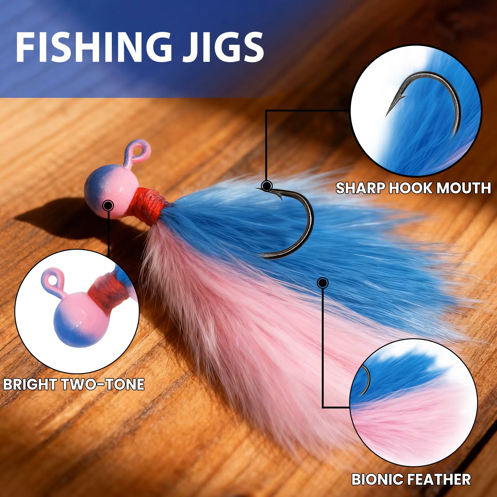 9KM 5개 혼합 색상 마라부 지그 키트, 민물 및 바 - Fishing Hook Assortment 리뷰 및 가격
