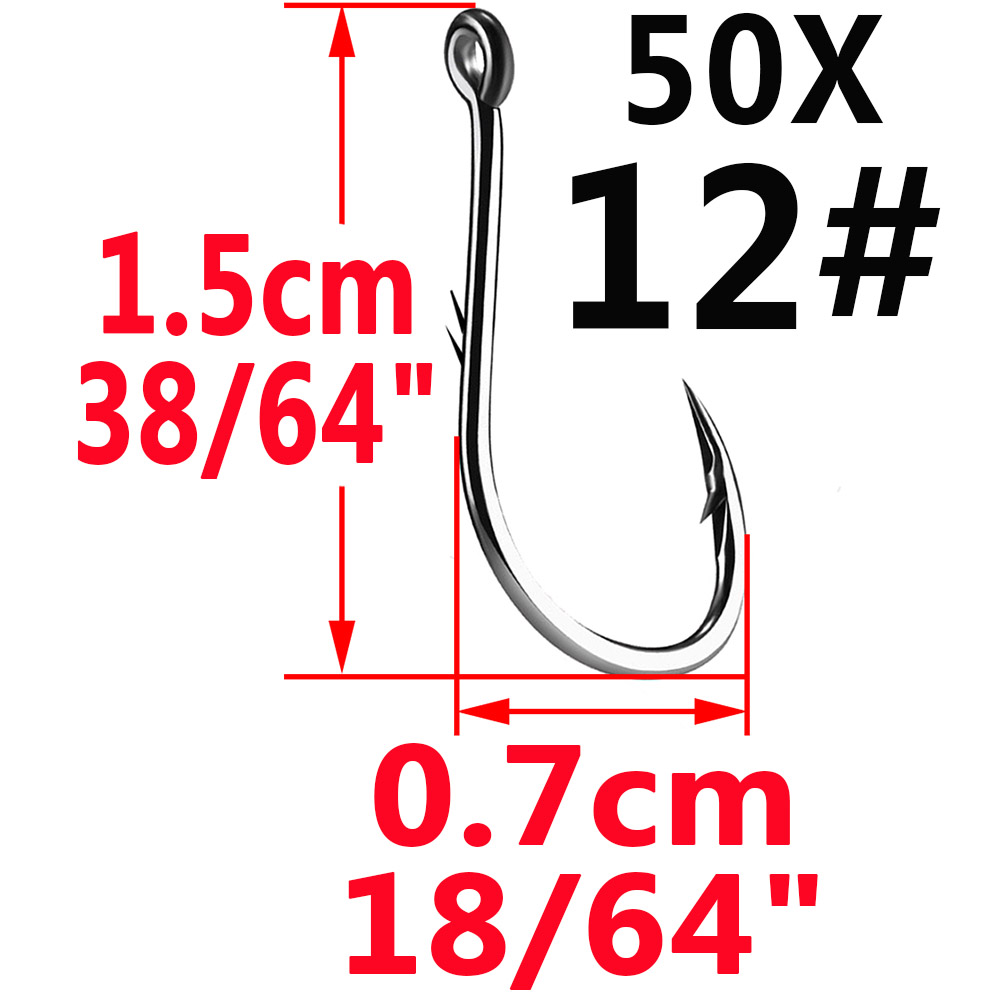Iseama 서클 잉어 아이 낚시 후크, 사이즈 12  - Fishing Hook Circle 리뷰 및 가격