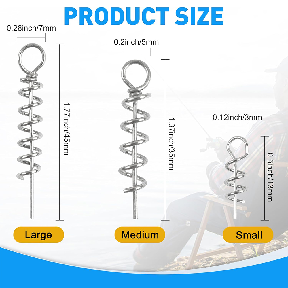 50Pcs 스프링 트위스트 잠금 낚시 크랭크 후크 센터 - Fishing Hook Stainless Steel 리뷰 및 가격