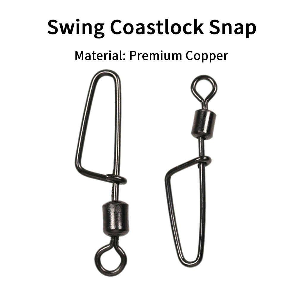 20개 # 12 -1/0 롤링 스위블 스윙 코스트락 스 - Fishing Hook Stainless Steel 리뷰 및 가격