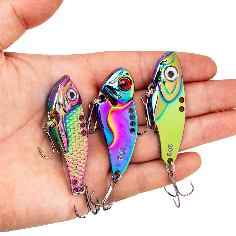 3개입 메탈 컬러풀 VIB 루어 5g 7g 10g 15 - Fishing Hook Treble 리뷰 및 가격