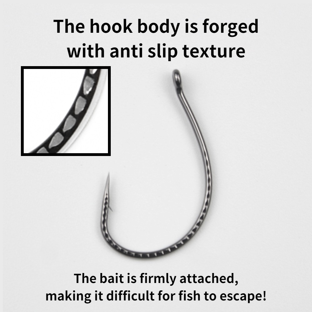 50pcs 엉뚱한 후크 높은 탄소 강철 웜 미끼 낚시  - Fishing Hook Assortment 리뷰 및 가격