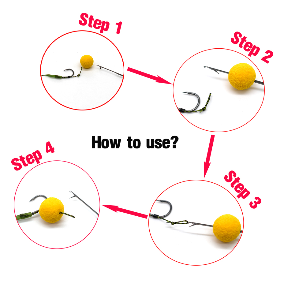 MNFT 잉어 낚시 도구 미끼 후크 바늘 도구, 팝업  - Fishing Hook Stainless Steel 리뷰 및 가격