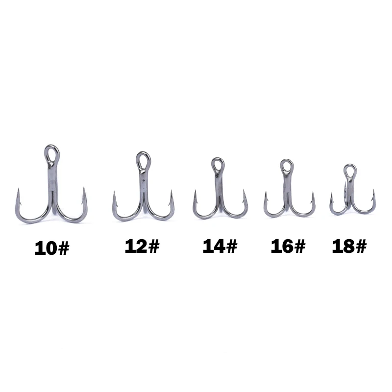 새로운 10개 3x 강력한 슈퍼 샤프 라운드 트레블 후 - Fishing Hook Offset 리뷰 및 가격