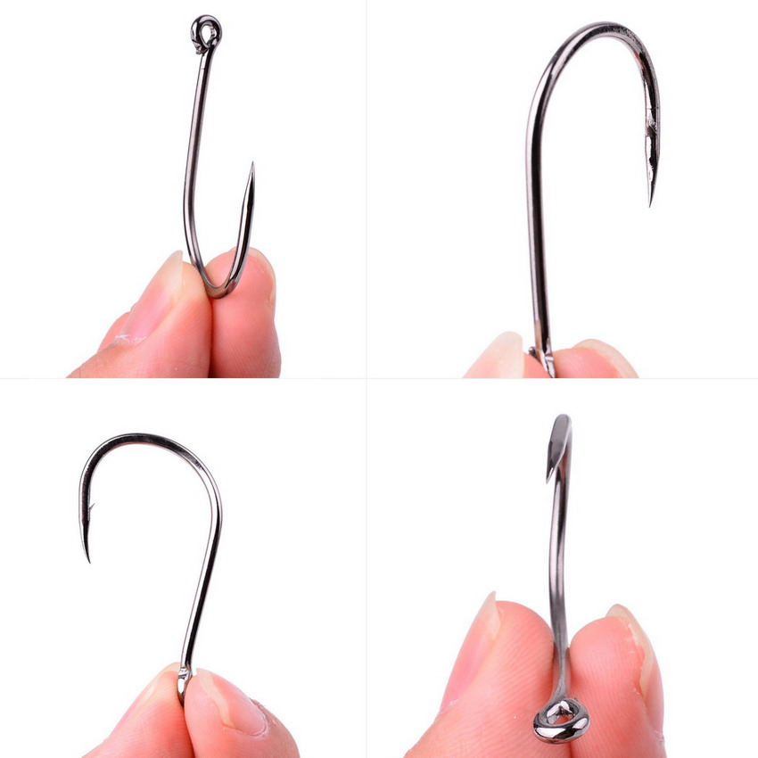 고 탄소 스테인레스 스틸 낚시 바늘 50 개/20 개, - Fishing Hook Circle 리뷰 및 가격