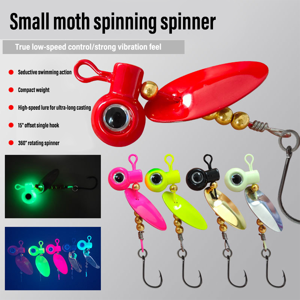 스피너 블레이드가 있는 크래피 지그 헤드 5개, 회전  - Fishing Hook Offset 리뷰 및 가격