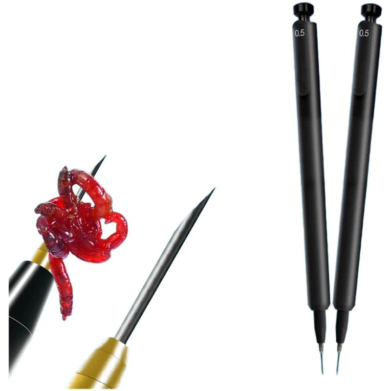 2개입 레드 웜 미끼 장치, 낚시 바늘 사이즈 4~7용 - Fishing Hook Size 리뷰 및 가격