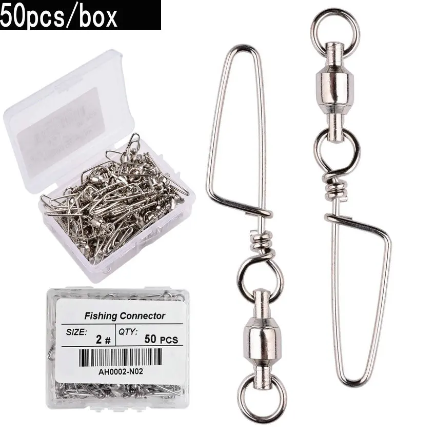 Coastlock 스냅 0-6이 있는 50개 낚시 볼  - Fishing Hook Stainless Steel 리뷰 및 가격