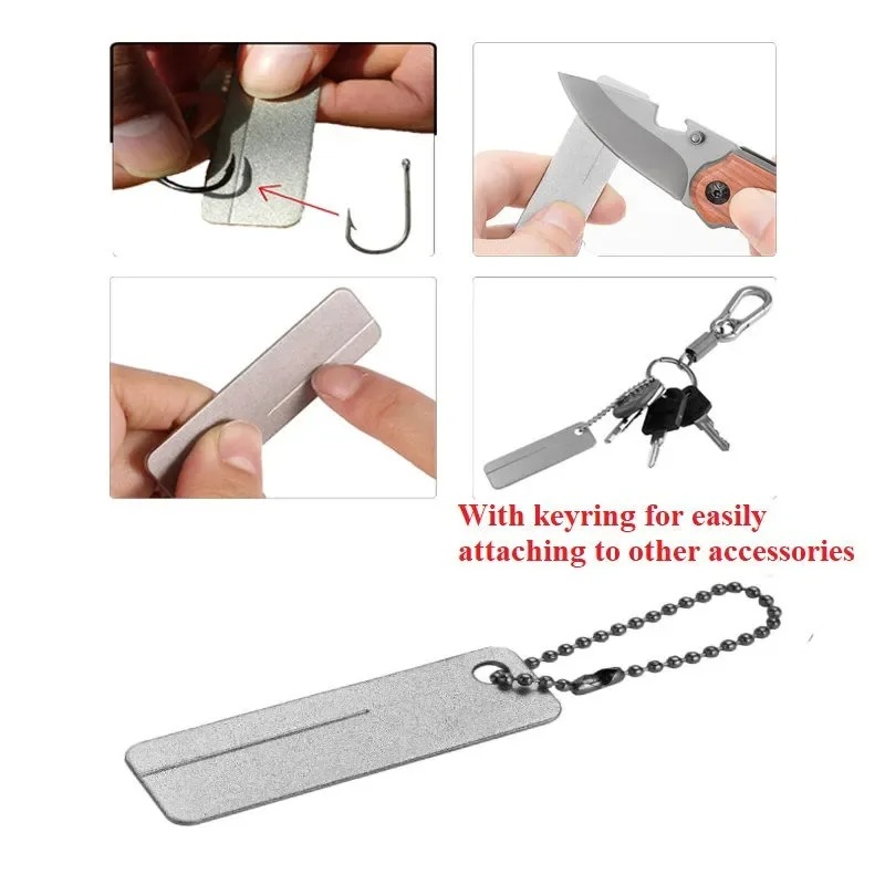 포켓 다이아몬드 샤프너 낚시 바늘, 칼날, 손톱, 열쇠 - Fishing Hook 리뷰 및 가격