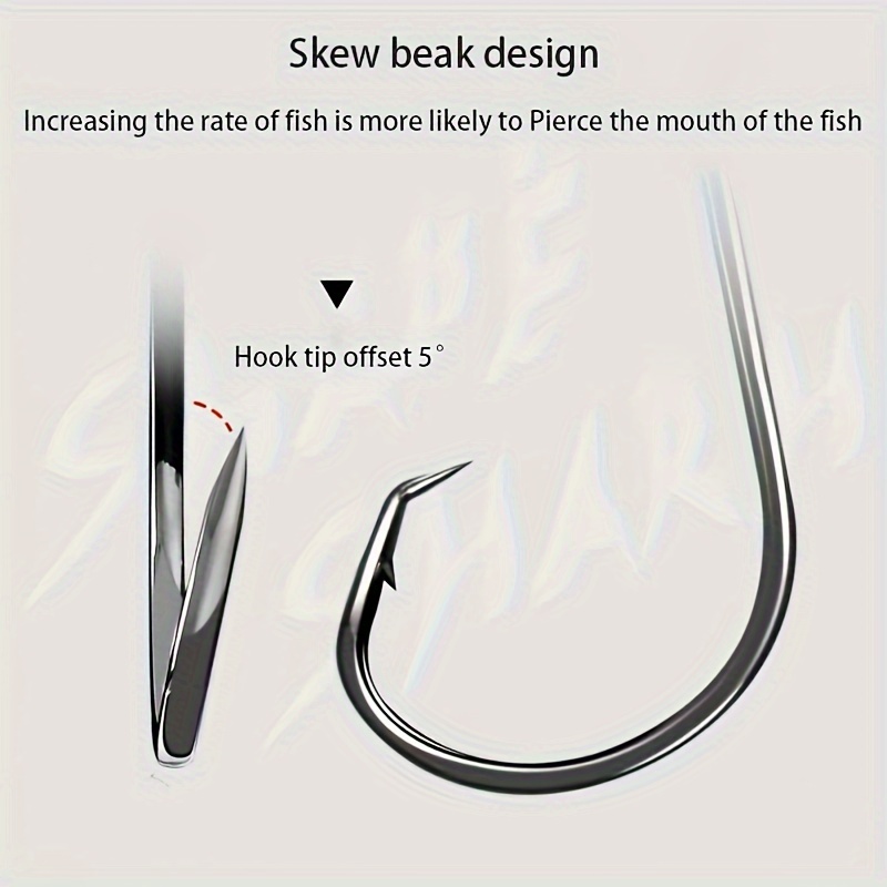 50개 서클 후크 낚시 장비 문어 후크 바닷물 1 #  - Fishing Hook Circle 리뷰 및 가격